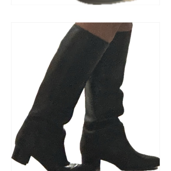 FALL TROPHIES! Manolo Blahnik riding slouchy tall leather boots 38 - Picture 1 of 5